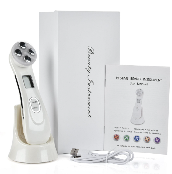 Handheld microcurrent facial beauty device – view 5