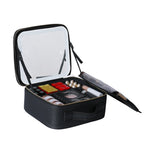Travel makeup bag with LED mirror – view 4