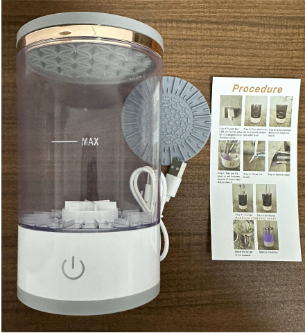 Rechargeable automatic makeup brush cleaner – view 6