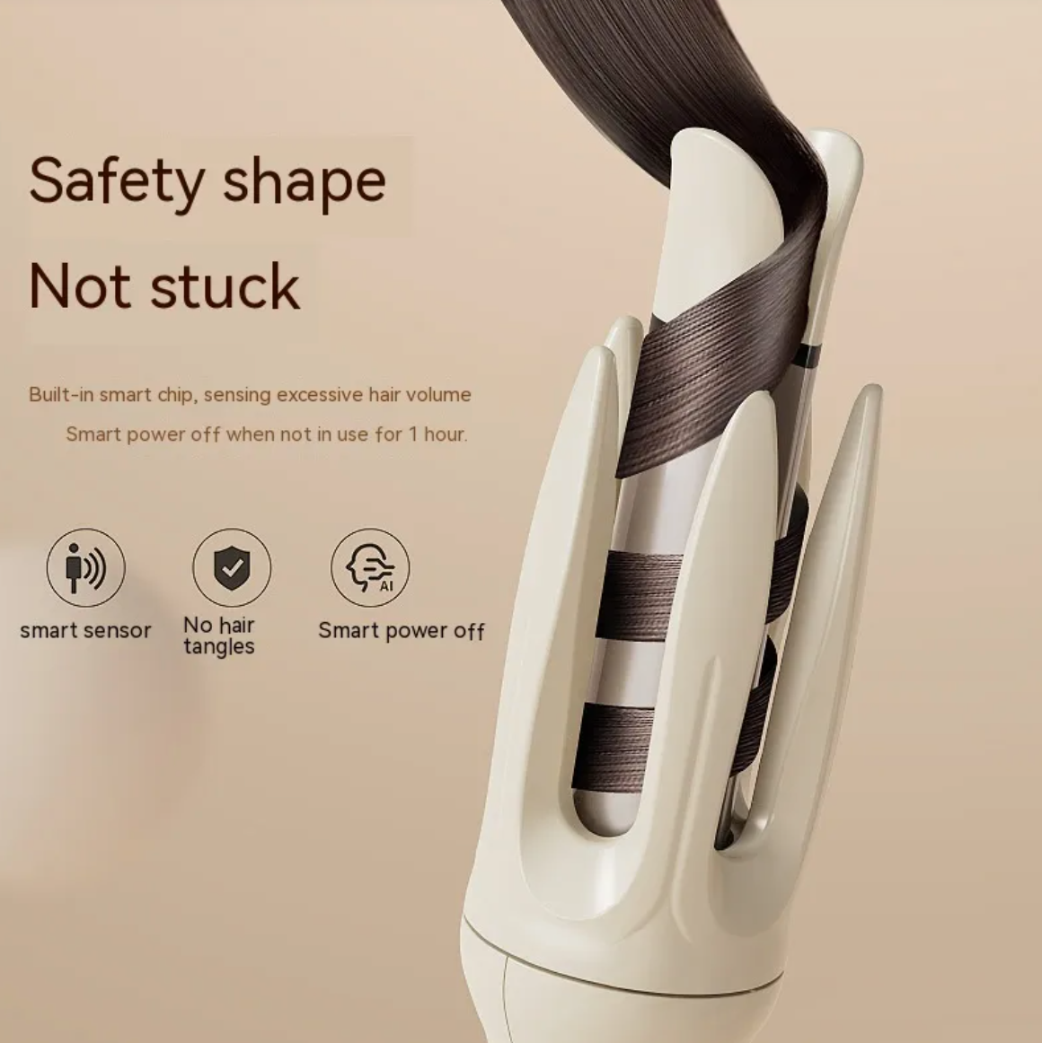 Automatic hair curler with US plug – view 6
